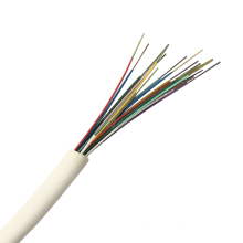 Wanbao Factory White sheath indoor fiber optic cable All dielectric colorful multimode optical fiber cable